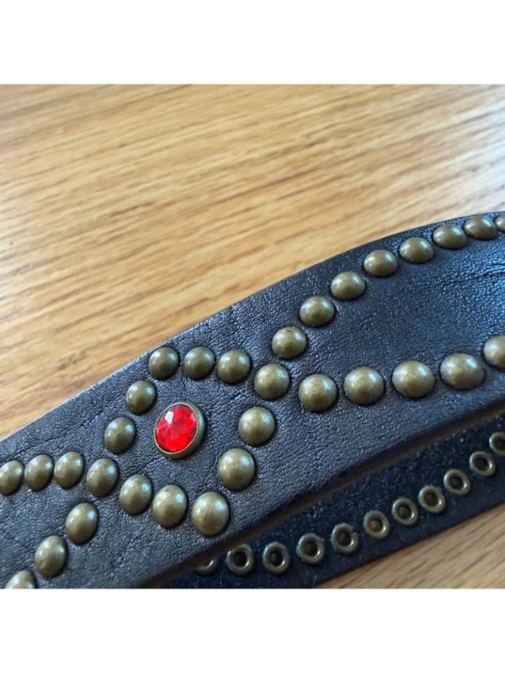 Polo Ralph Lauren Leather Western Studded Belt